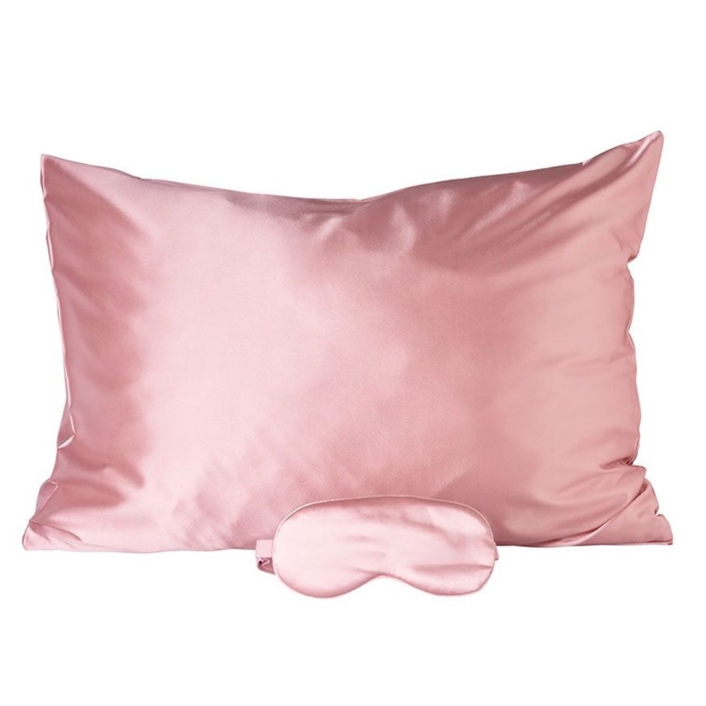 Hallmart Collectibles Satin Pillowcase & Eye Mask